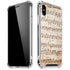Antique Notes iPhone XS Max Clear Case